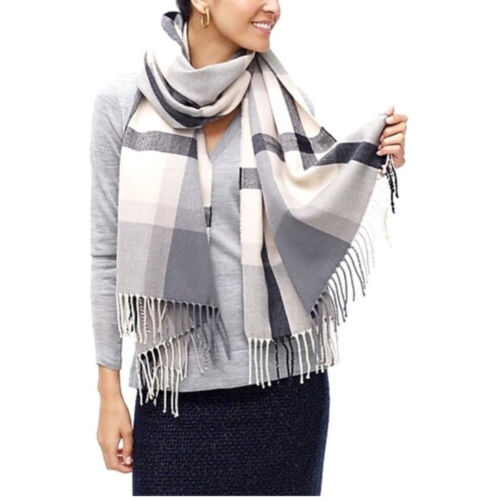 JCrew Plaid Scarf